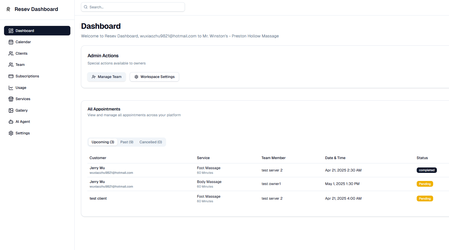 Dashboard Preview